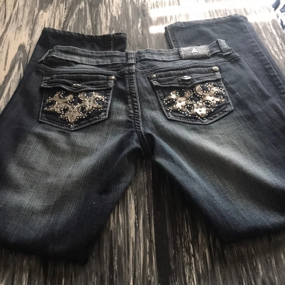 Antique Rivet Women Jeans 29 Gem